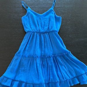 Blue flowy Altar’d State dress